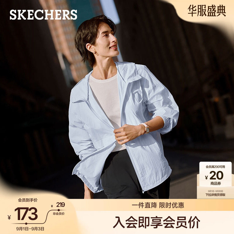 斯凯奇夏季薄款防晒外套男女同款图片