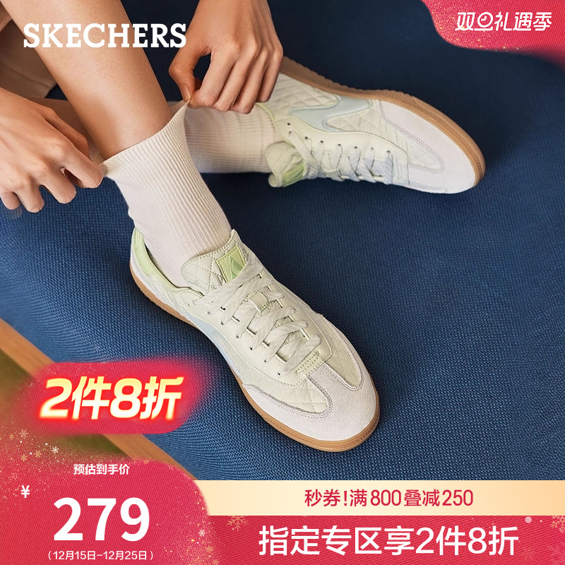 斯凯奇芭蕾德训鞋|2025年新款女鞋休闲运动鞋T头鞋小白鞋时尚板鞋 - 封面