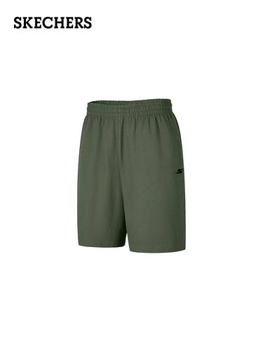 Skechers, летние трикотажные шорты, эластичные штаны, свободный прямой крой