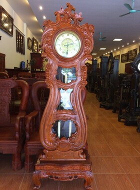 花梨木落地钟3 红木钟 欧款钟 天使钟 花梨钟红木家具工艺品