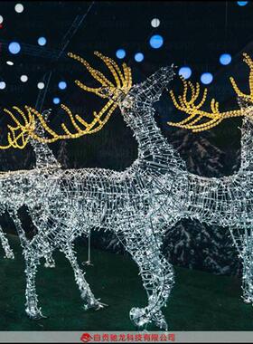 圣诞节灯笼商场艺术发光Christmaslantern美陈广场夜景圣诞树灯