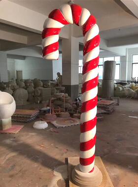 网红仿真糖果摆件玻璃钢棒棒糖雕塑道具户外景观园林景观落地小品