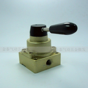 HV200D 2分口径 一进二出 手控阀 底部排气 手动扳阀 气动手转阀