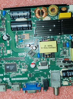 TP.MS3393.PC822  v500hj1-pe8 100w 700ma  三合一电视主板测好