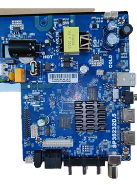 sp35232d.5   SP352L32D.54X  50W 智能4核WiFi主板国外版本测试