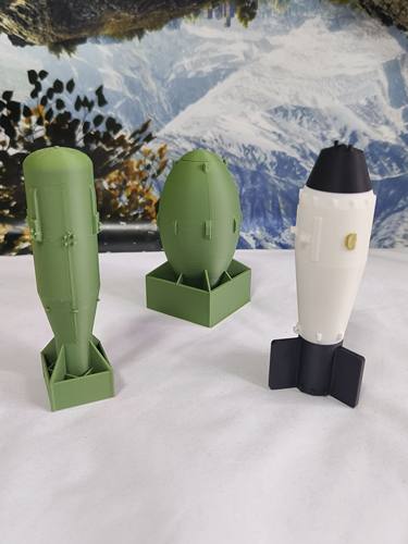 原子弹氢弹摆件科教模型小男孩胖子模型摆件仿真摆件收藏品纪念品