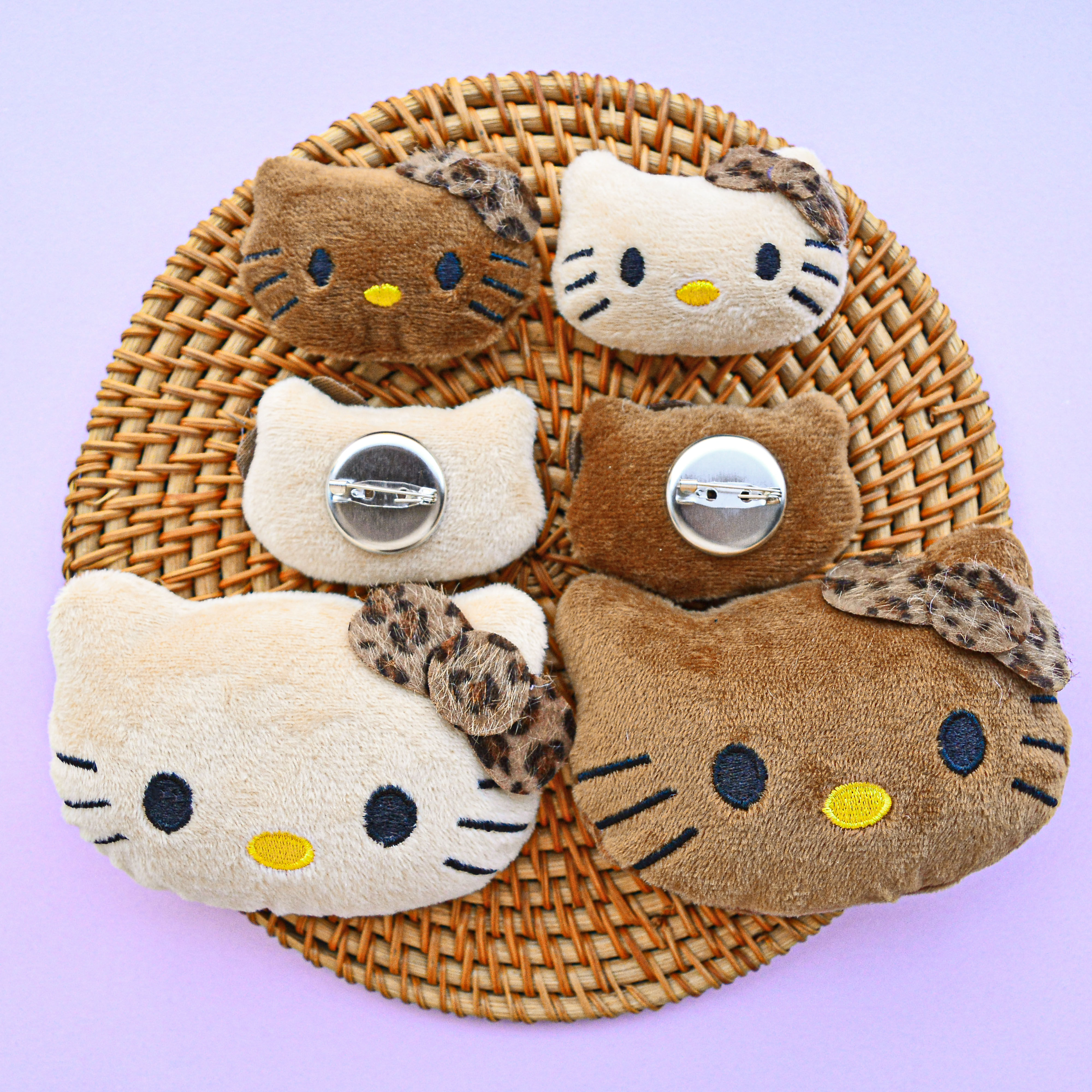 10元包邮 卡通豹纹蝴蝶结kt猫毛绒玩偶公仔配饰胸针装饰童装配饰,饰品/流行首饰/时尚饰品新,胸针,淘宝优惠券,粉丝福利购,淘宝优惠卷