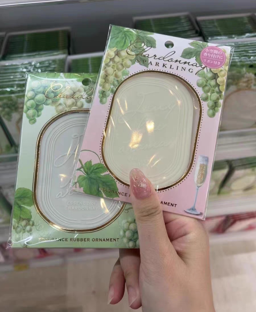 现货日本 GPP it's demo白葡萄青提香片车载小空间香氛挂件衣柜