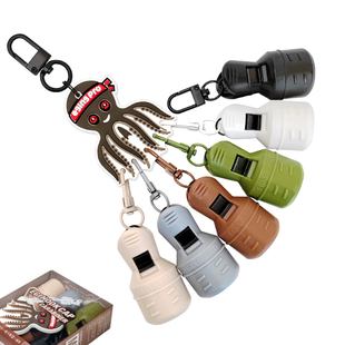 爱路亚鱿鱼登山扣木虾钩保护套M+木虾夹 海钓章鱼船钓配件木虾夹