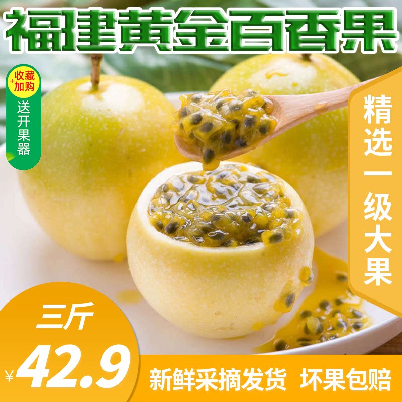 福建黄金百香果特级大果 一级特百香果