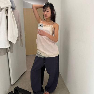 cerric蕾丝吊带连衣裙女内搭上衣