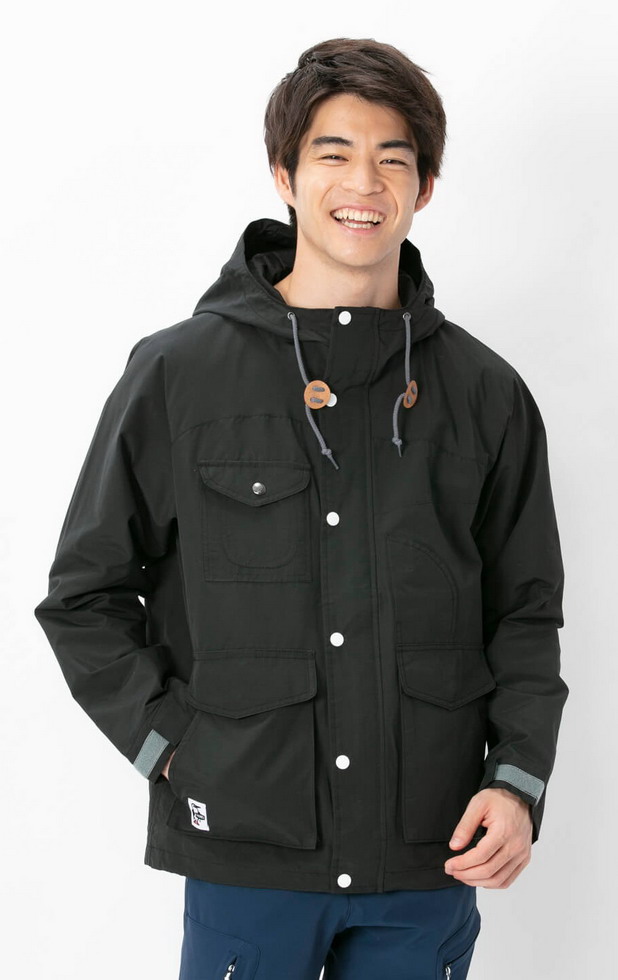 日系潮牌户外Camping Parka男女同款防风防水登山服法兰绒布内里