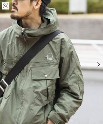 Relume+SIERRA DESIGNS联牌日山脊户外宽松夹克休闲防水连帽多兜