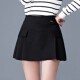 短裙2026春秋松紧腰黑色屁帘小a字裙子带安全短裤 气质显瘦半身裙