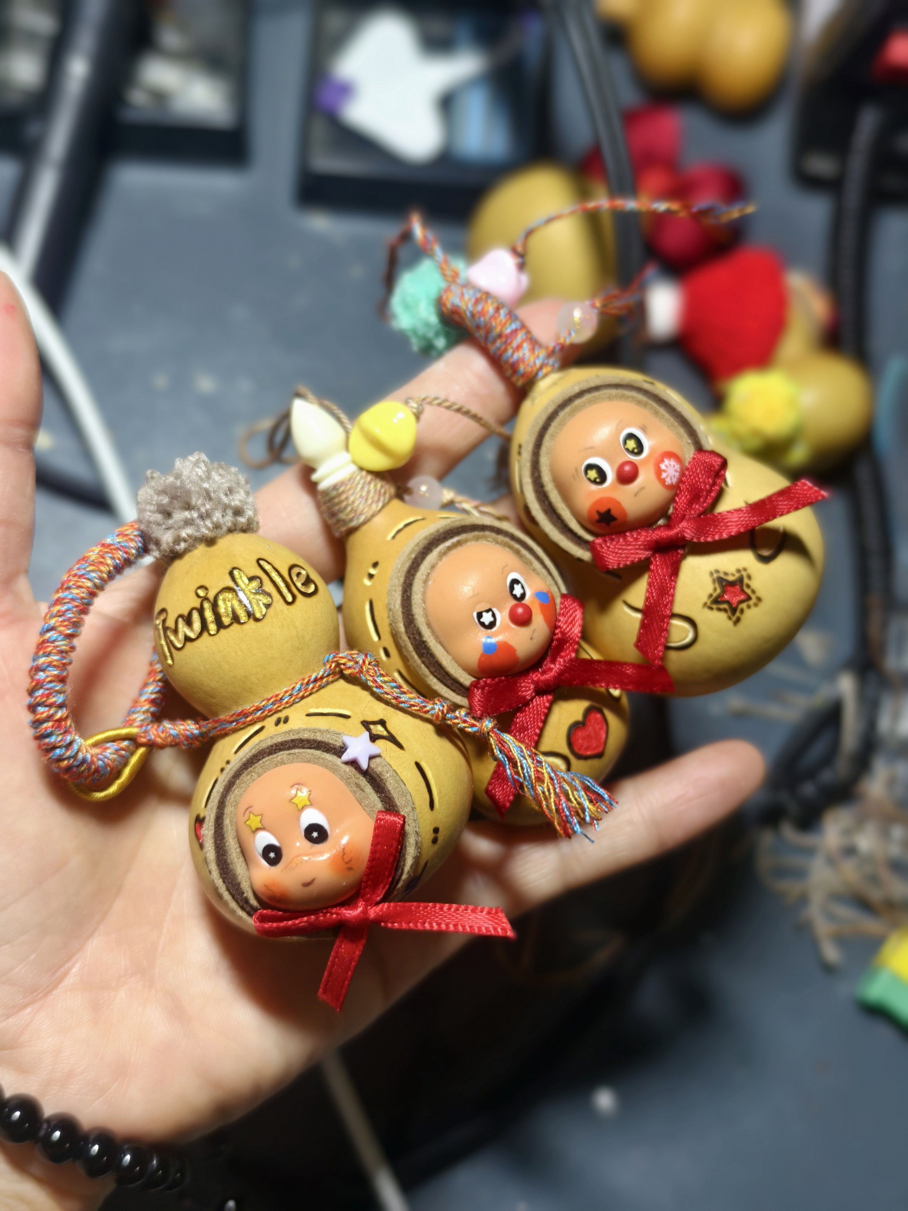葫芦烙画工艺星星人葫芦葫芦定制联系店主送礼吉祥葫芦美好寓意