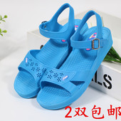 学生女鞋 凉鞋 夏 棉纺厂车间防滑软底护士平底鞋 孕妇鞋 女夏季 工作鞋