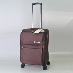 OUSEN欧森行李箱拉杆箱女20寸咖啡色旅行箱耐磨密码箱男20行李箱