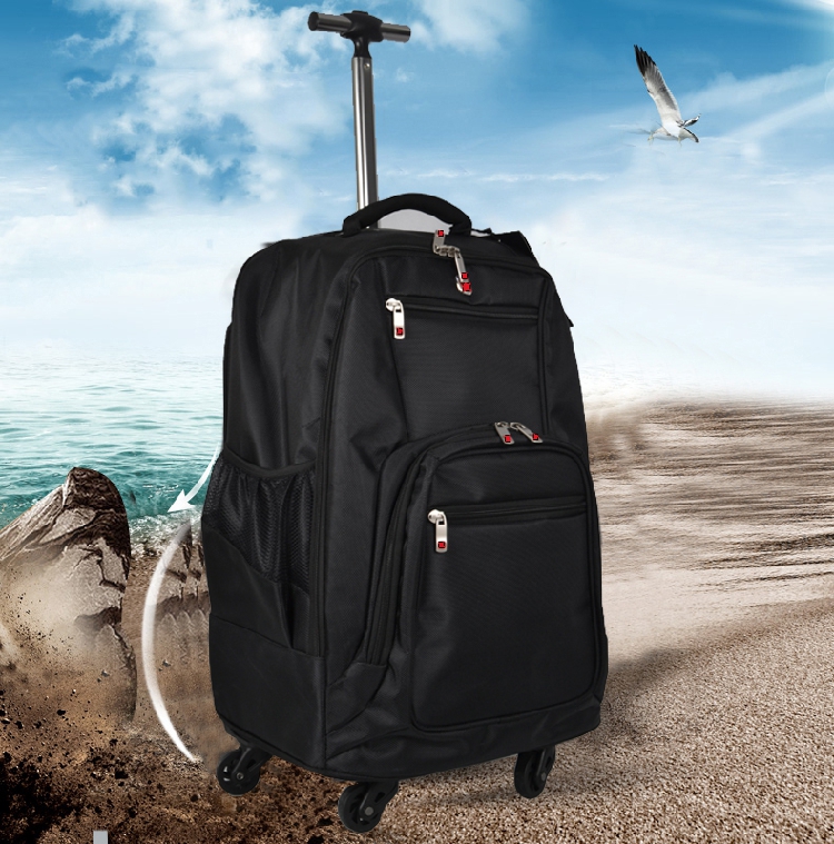 超轻牛津布旅行箱背包万向轮20拉杆箱背拉两用潮流新款拉杆双肩包