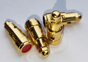 发烧hifi音响音箱分频器纯铜镀金高级接线柱（一对价）