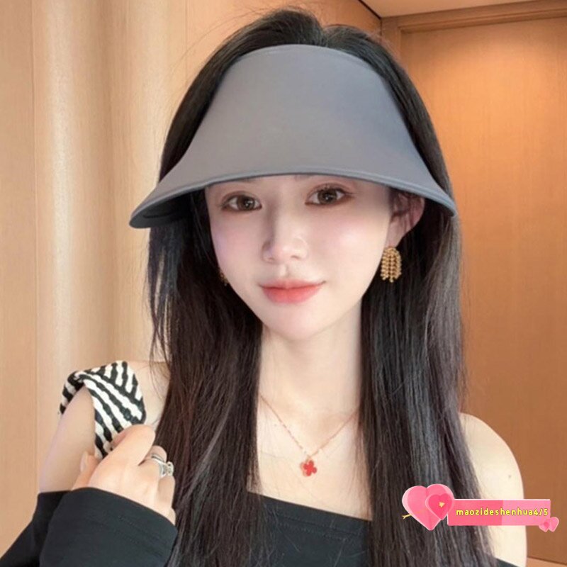 韩版时尚空顶防晒帽子女夏季