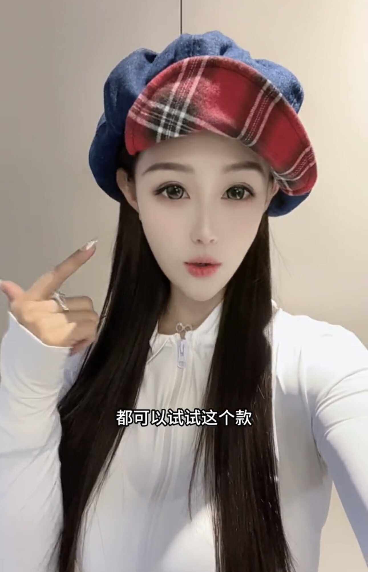 贝雷帽出游复古春秋短帽檐