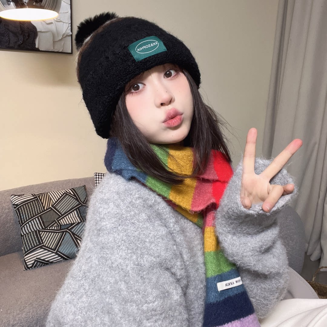 毛线帽出游休闲百搭女秋冬