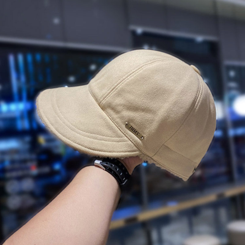 韩版新款羊羔绒鸭舌帽子女秋冬季保暖显脸小渔夫帽素颜遮脸盆帽潮