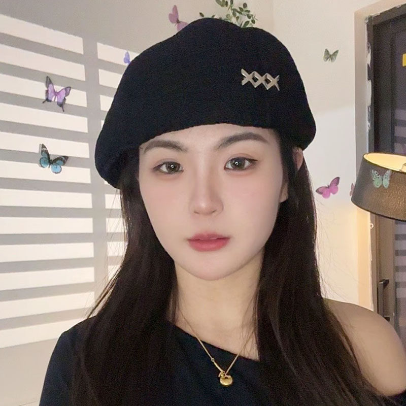 韩版时尚薄款贝雷帽夏季透气
