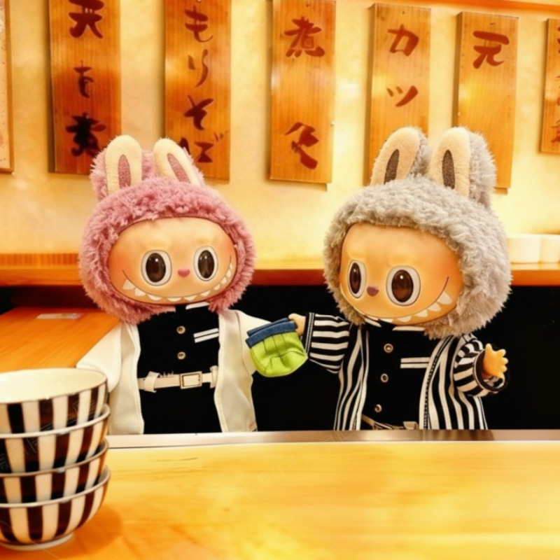 跨境爆款labubu娃衣鬼灭之刃蛇恋柱之恋娃衣装扮cos工厂现货娃衣