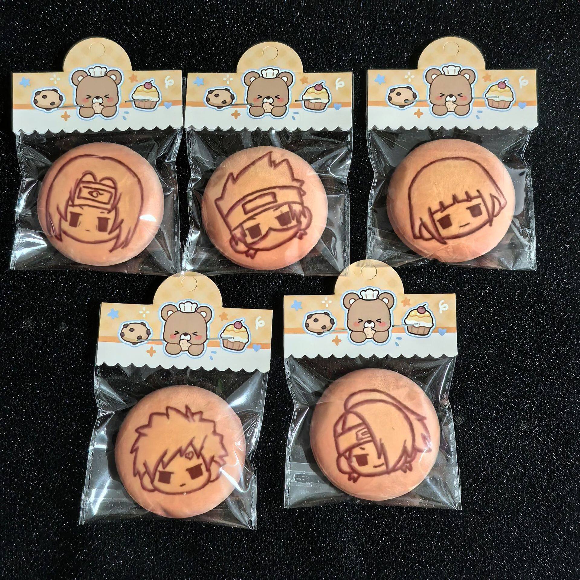 同人谷火影忍者周边cos毛绒吧唧徽章卡通Q版可爱日向雏田鸣人自制