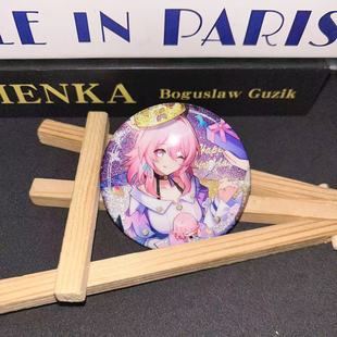 同人谷新款铁道二次元自制星穹同人游戏人物潮玩三月七双吧唧徽章