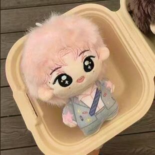 同人谷现货梓渝属性10cm印花努努体棉花娃娃超萌可爱周边玩偶书包