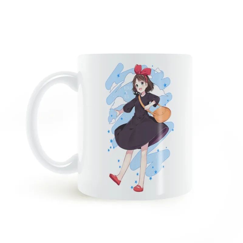 魔女宅便送周边1马克杯子可爱早餐勺子马克杯陶瓷水杯咖啡礼物