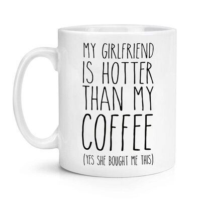 My Girlfriend is Hotter Than My Coffee 陶瓷马克杯水杯子简约