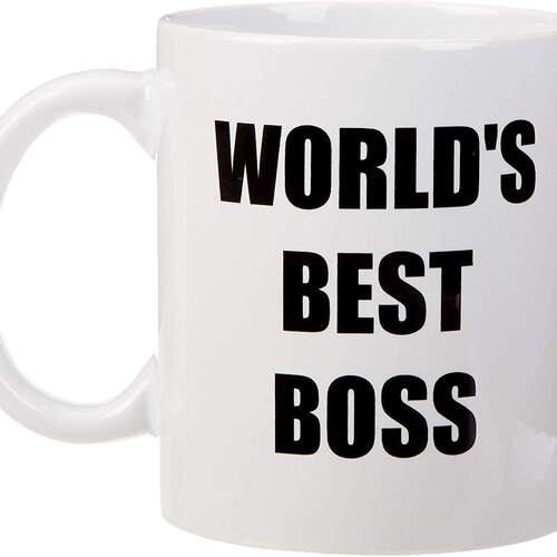 dunder mifflin world's best Boss办公室老板陶瓷咖啡马克杯子