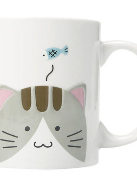 合羽翕卡通马克杯HYX-PES0802 幸福小猫 陶瓷杯 早餐杯 牛奶杯