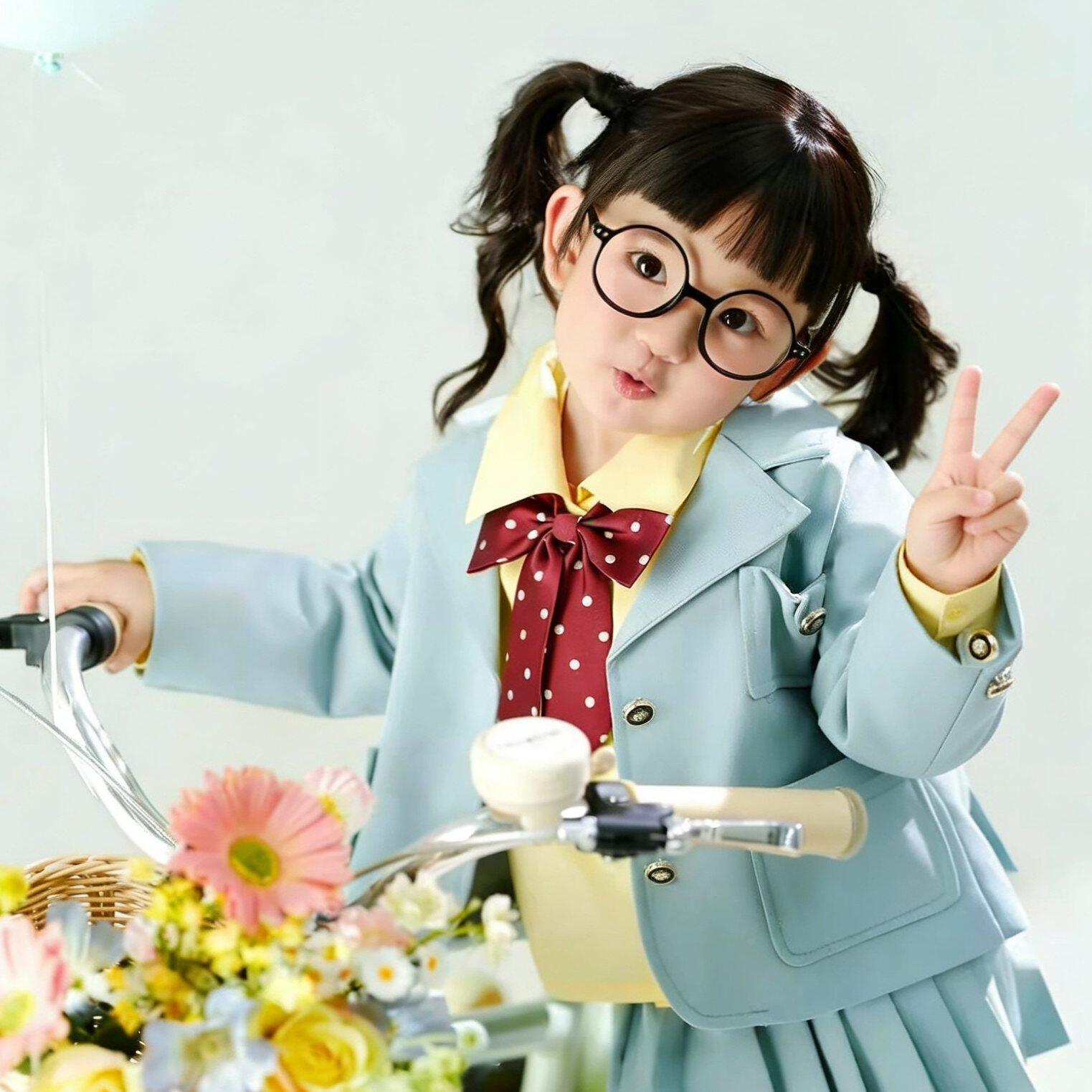 儿童摄影服装影楼拍照主题学院风JK制服风2026年新款照相衣服套组