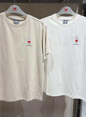 New Balance NB25新款男女休闲舒适百搭圆领短袖AMT52344-SST-TWF