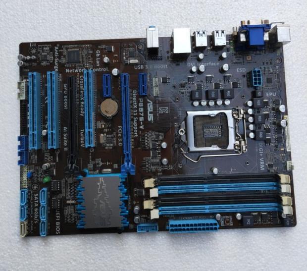 asus/华硕 p8b75-v 1155集显大板支持sata3.0 b75台式机电脑主板