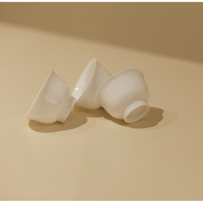 |工匠家品|景德镇白瓷若深高足主人杯 个人杯 吾杯品茗杯 茶杯