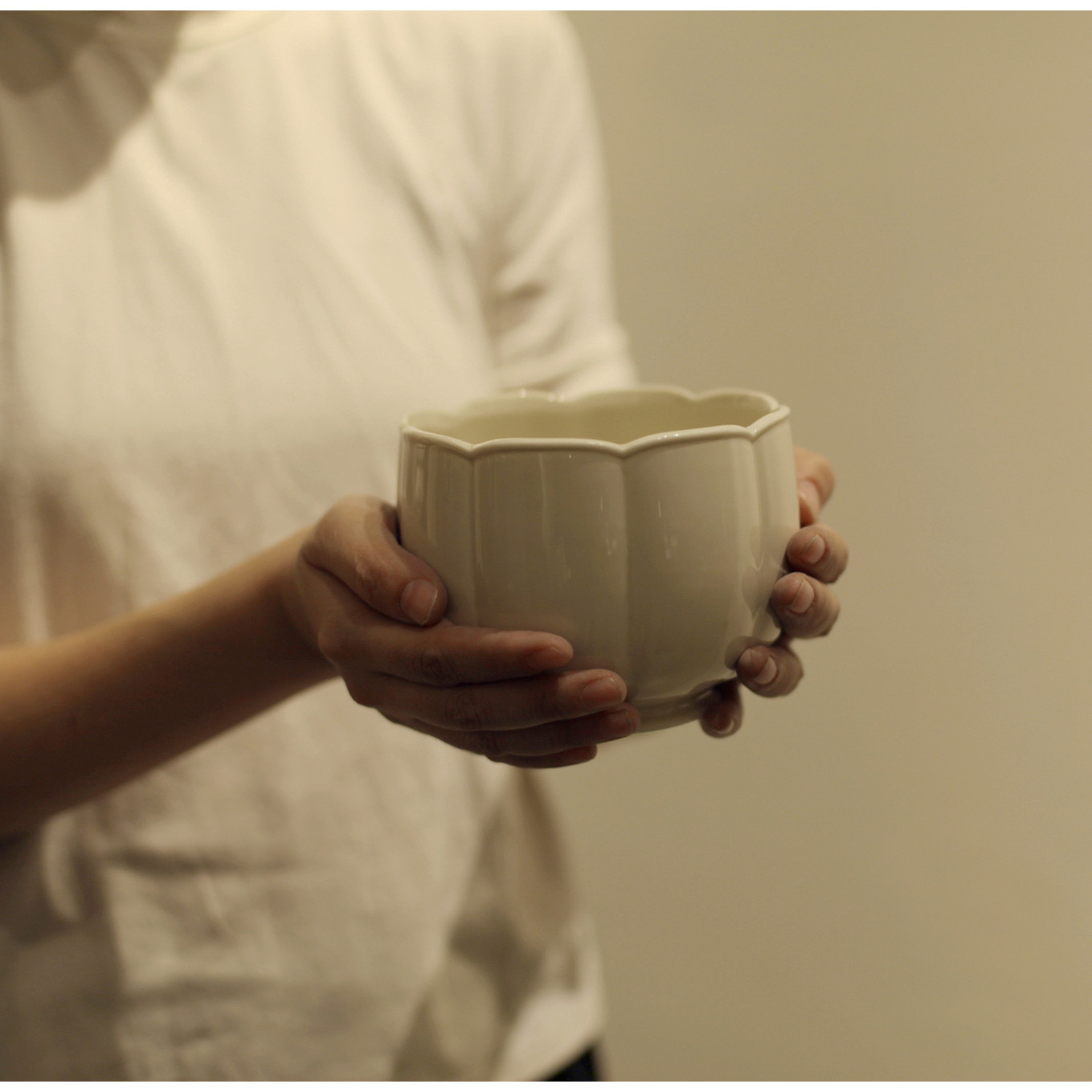 |亦宋书院|草木灰莲花大建水 茶盂水盂 杯洗 水仙花盆 茶室摆件