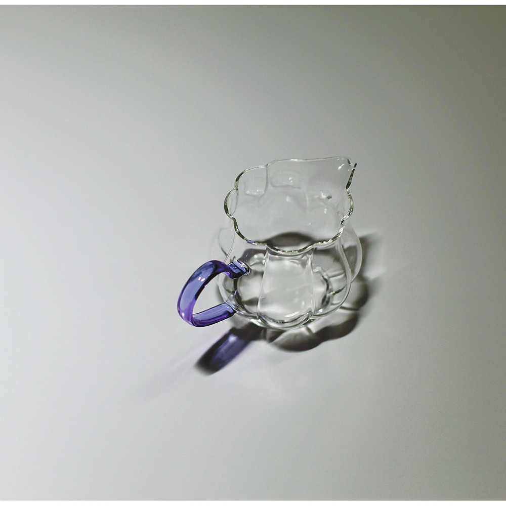 |工匠家品|《花瓣提耳公道杯》 高硼硅高透玻璃 断水耐热滴水不流,餐饮具,公道杯,淘宝优惠券,粉丝福利购,淘宝优惠卷