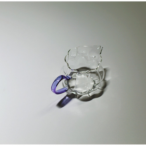 |工匠家品|《花瓣提耳公道杯》 高硼硅高透玻璃 断水耐热滴水不流