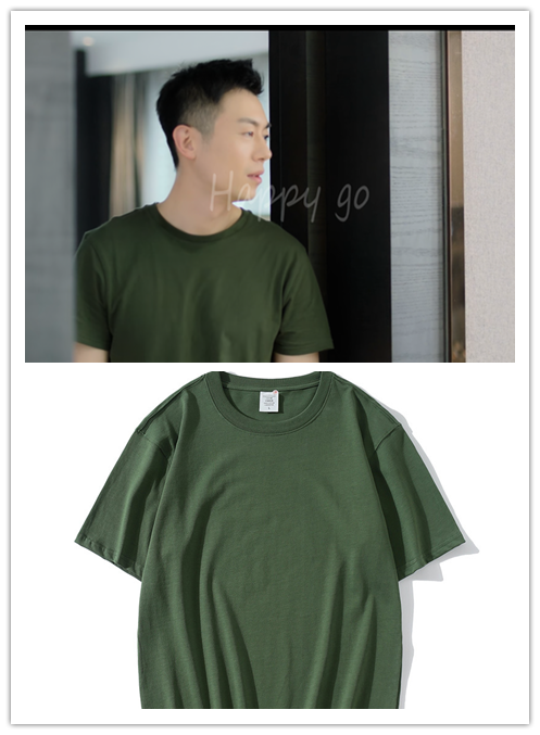 懒猫圆领t恤朱亚文同款日系