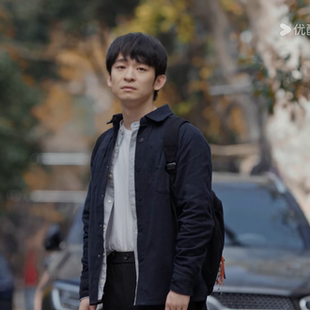 蛮好的人生薛晓舟董子健同款春季棉麻衬衫夹克长袖休闲宽松外套男