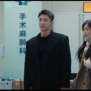 冬至江成屹黄景瑜同款秋冬季毛呢大衣男过膝加厚呢子外套休闲风衣