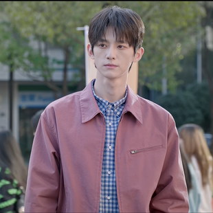 骄阳似我宋威龙庄序赖伟明同款春秋男女休闲拉链外套春季复古夹克