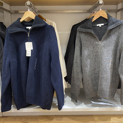 现在就出发王安宇黄景瑜同款秋冬罗纹拉链开衫针织衫情侣长袖毛衣