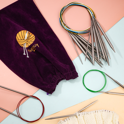 好用环形针编织工具毛衣不锈钢