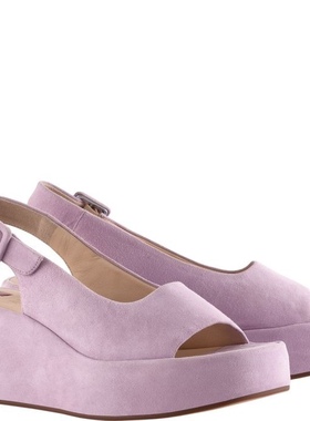 漫步代购hogl2023友高夏季新款女士松糕鞋轻便扣带凉鞋5-102512